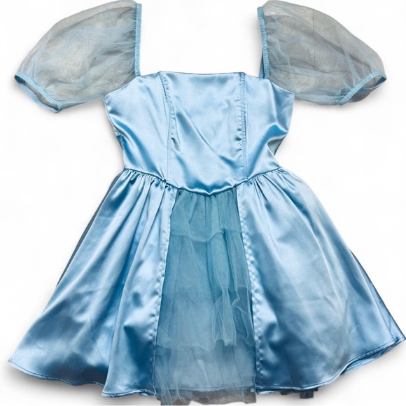 Sugar Thrillz Dresses & Skirts - Sugar Thrillz - I’ve got you babe baby doll dress - Blue - Small